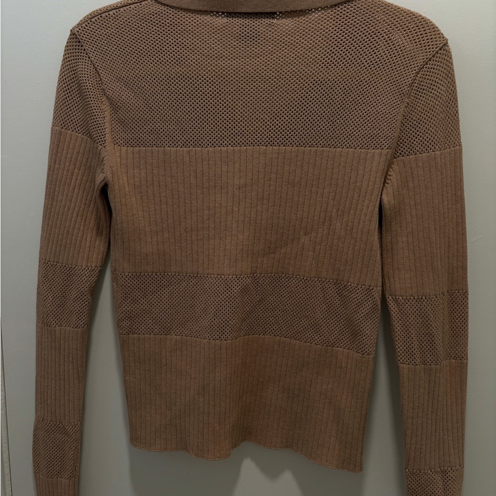 Women's Tan Sweater - Picture 3 of 3